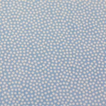 Baumwolle Dotty Hellblau/Weiß by Swafing